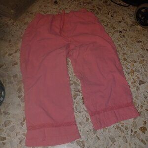 Cappogallo Women's Capris SZ Large Pink